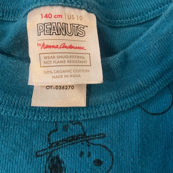 Hanna Andersson Blue Kids Pajama Set size 140 - Picture 2 of 5